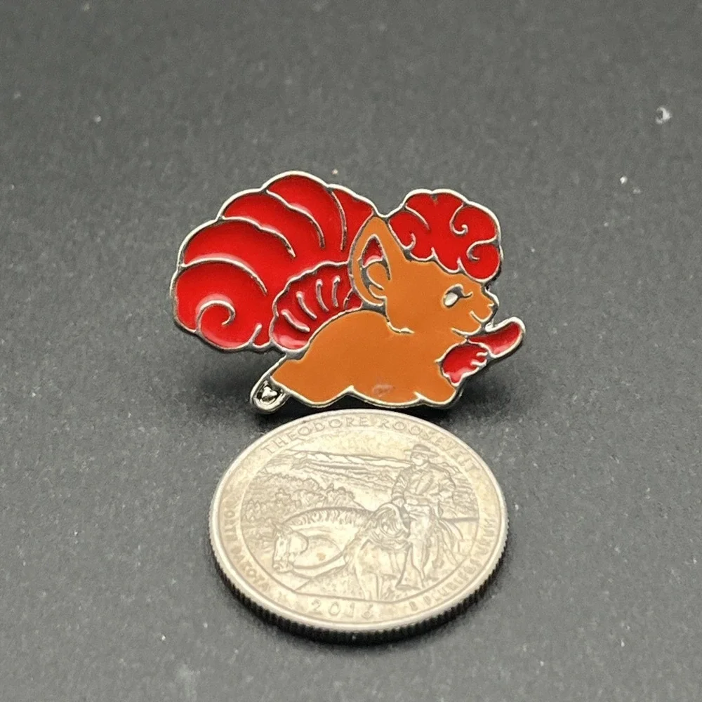 Pokemon Vulpix Cartoon‎ Cute Lapel Hat Pin